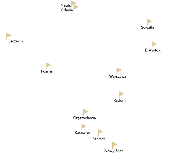 Mapa Polski